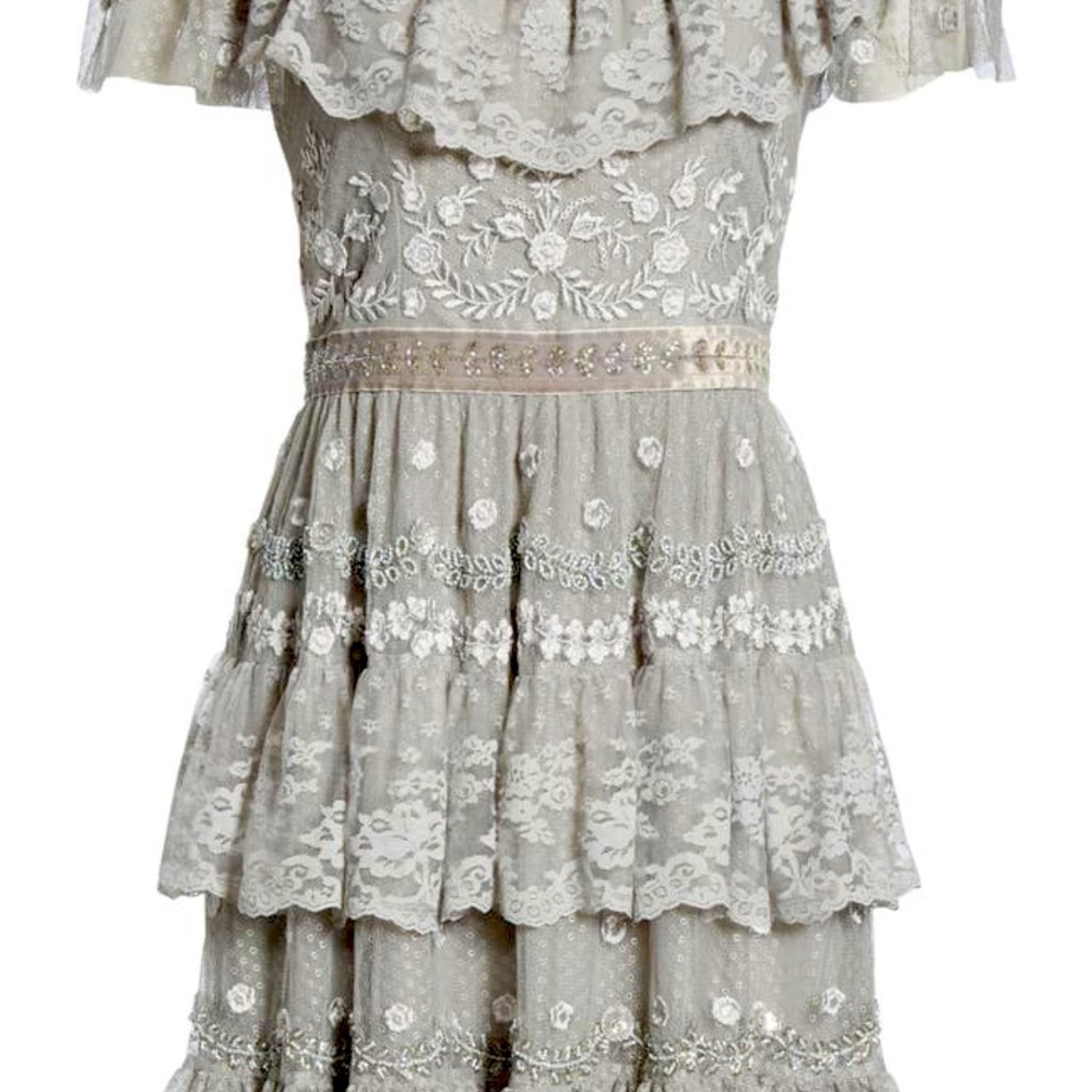 Needle and Thread Cinderella tired lace Dress, size 2 US, 6 UK, 34 EUR